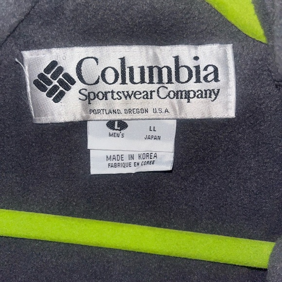 Columbia Double Whammy Men's Jacket - Size Large. Black and Grey - Picture 3 of 7